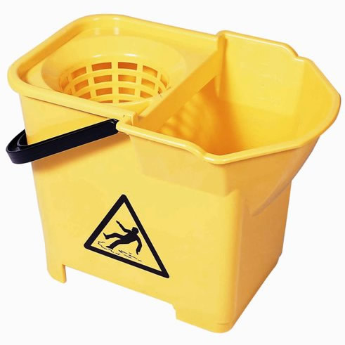 16L Bucket With Funnel-Yellow